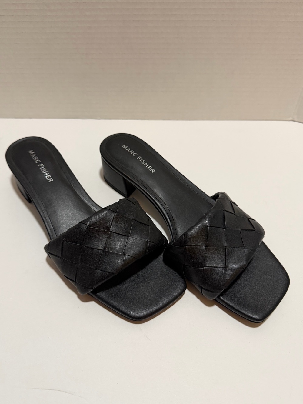 Marc Fisher Casara Black Block Heels, 8
